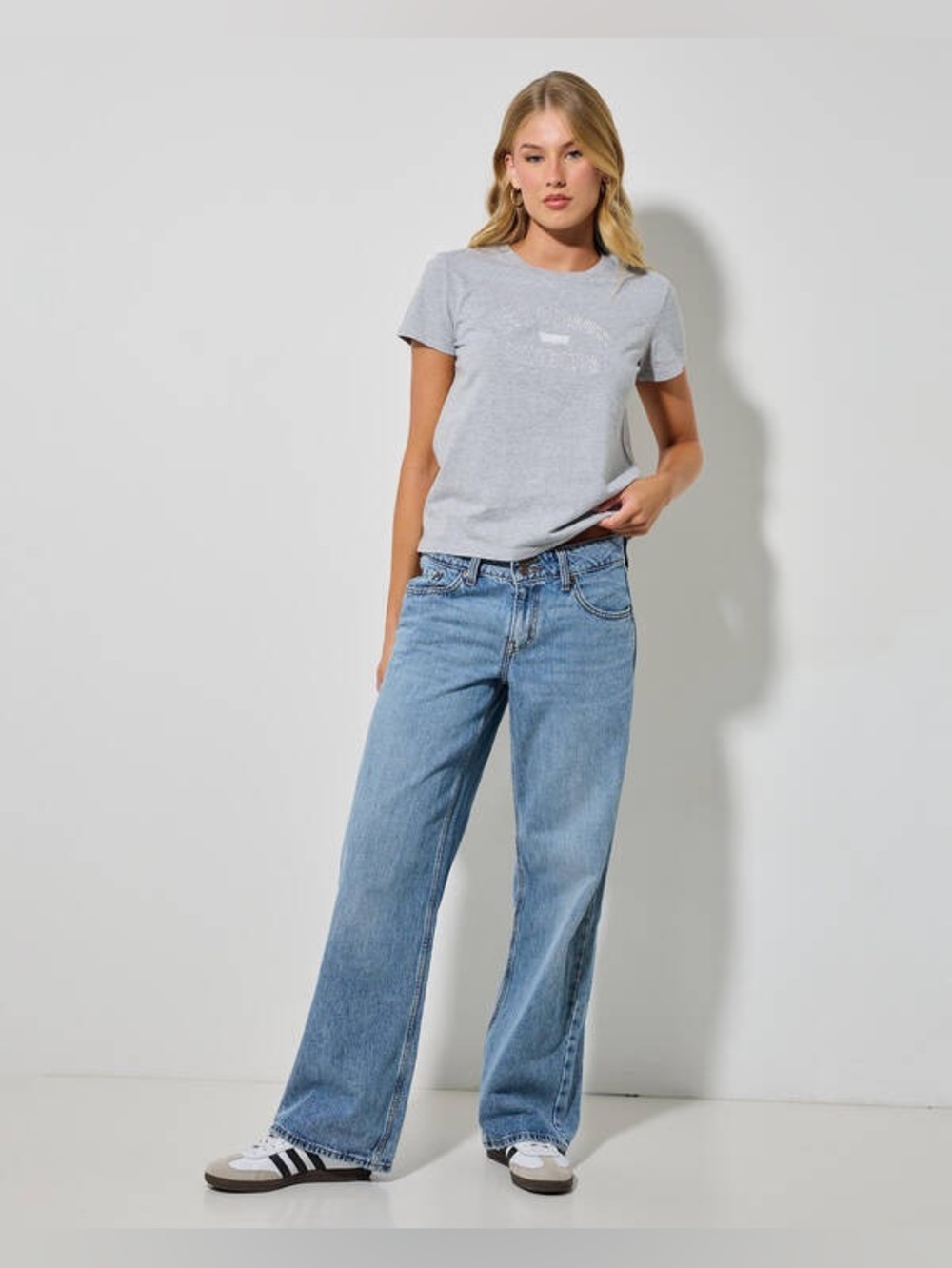 Levi's Low-Rise Superlow Loose Jeans Women's 29 Light Wash Y2K Skater 90s
